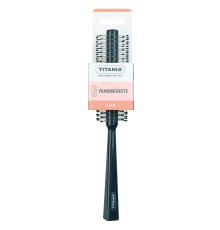 Щетка круглая Round brush (брашинг), диаметр 4 см, серая, 21 см