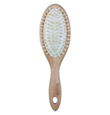 Щетка универсальная из бука Universal brush, oval, beech wood деревянные зубья с закругленными кончиками, овальная, 22,5 см