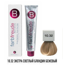 Стойкая крем-краска для волос Berrywell 10.32