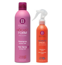 Набор: Лак для волос сильной фиксации, 500 мл + Лосьон для термозащиты волос, 251 мл