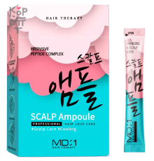 Маска-филлер для укрепления волос MD:1 Intensive Peptide Complex Scalp Ampoule, 20шт