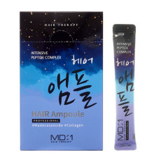 Маска-филлер для укрепления волос MD:1 Intensive Peptide Complex Hair Ampoule, 20шт