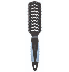 Щетка для сушки феном и укладки, нейлоновые зубья, 9 рядов, 23 см