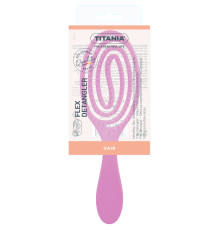  Щетка-каркасная гибкая Flex Detangler вентиляционная, овал, 24 см ROSE